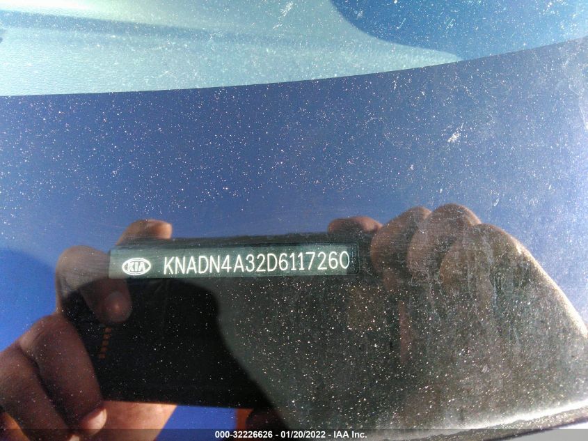 2013 KIA RIO EX KNADN4A32D6117260