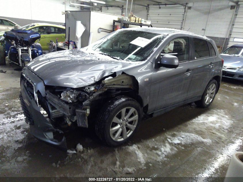 2014 MITSUBISHI OUTLANDER SPORT ES 4A4AP3AU5EE013624