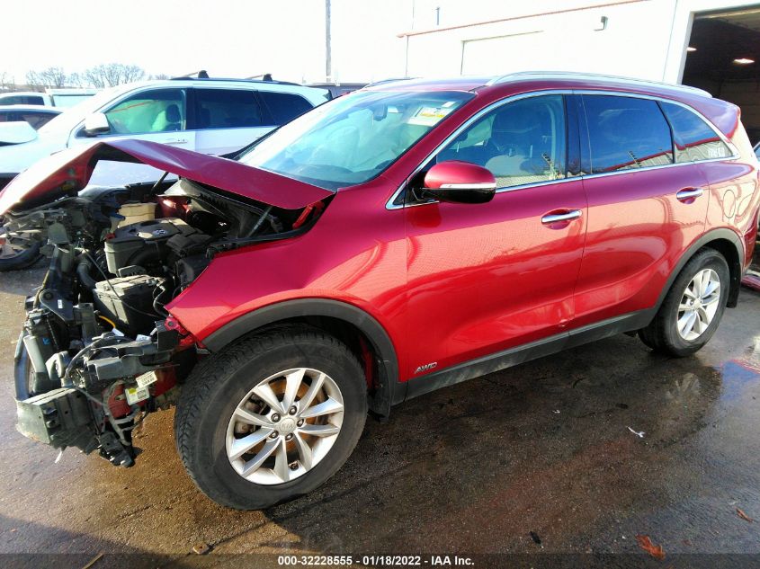 2016 KIA SORENTO LX 5XYPGDA36GG165503