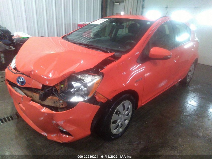 2013 TOYOTA PRIUS C ONE/TWO/THREE/FOUR JTDKDTB32D1037315