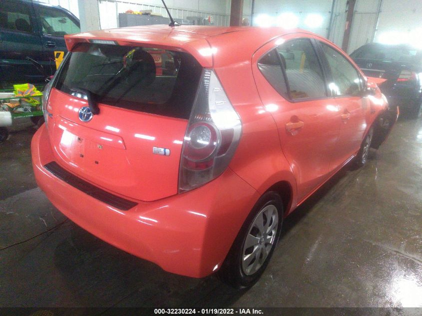 2013 TOYOTA PRIUS C ONE/TWO/THREE/FOUR JTDKDTB32D1037315