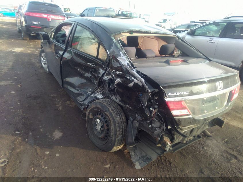 2013 HONDA CIVIC SDN LX 19XFB2F56DE066326