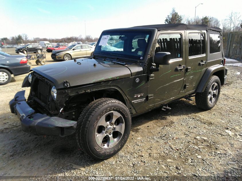 2016 JEEP WRANGLER UNLIMITED SAHARA 1C4BJWEGXGL142833