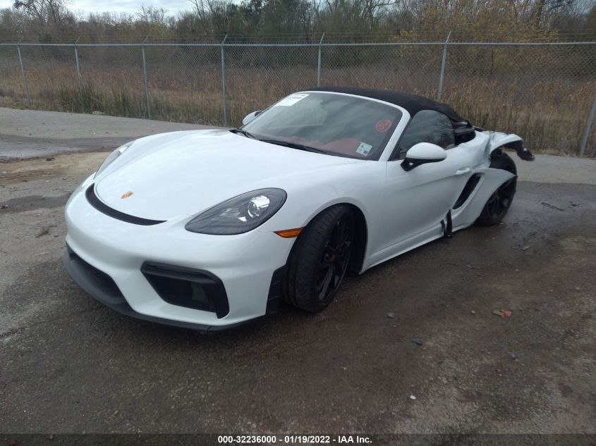 2022 PORSCHE 718 SPYDER WP0CC2A89NS235092