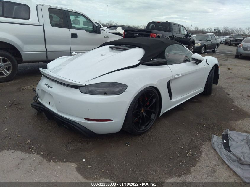 2022 PORSCHE 718 SPYDER WP0CC2A89NS235092