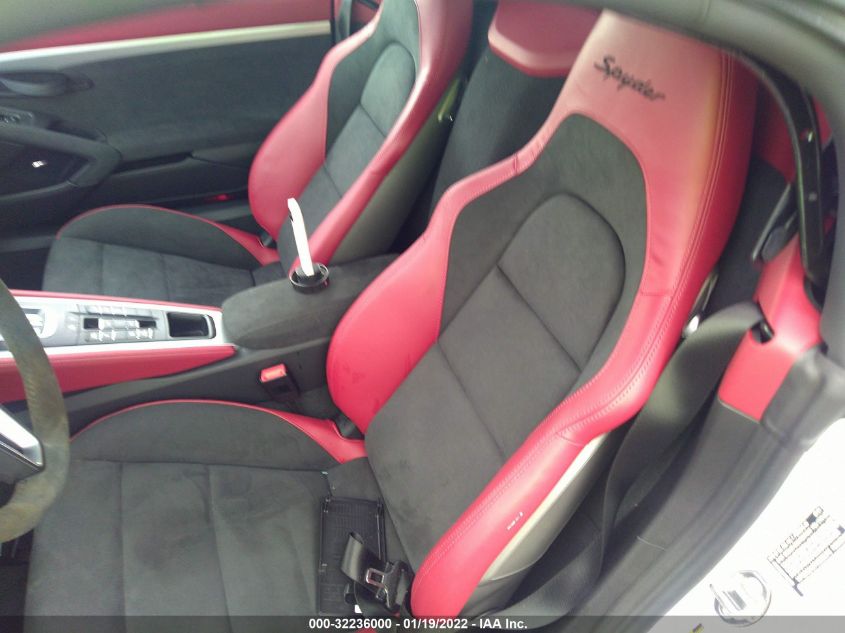 2022 PORSCHE 718 SPYDER WP0CC2A89NS235092