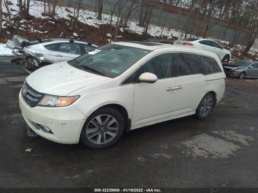 2014 HONDA ODYSSEY TOURING ELITE 5FNRL5H9XEB022966