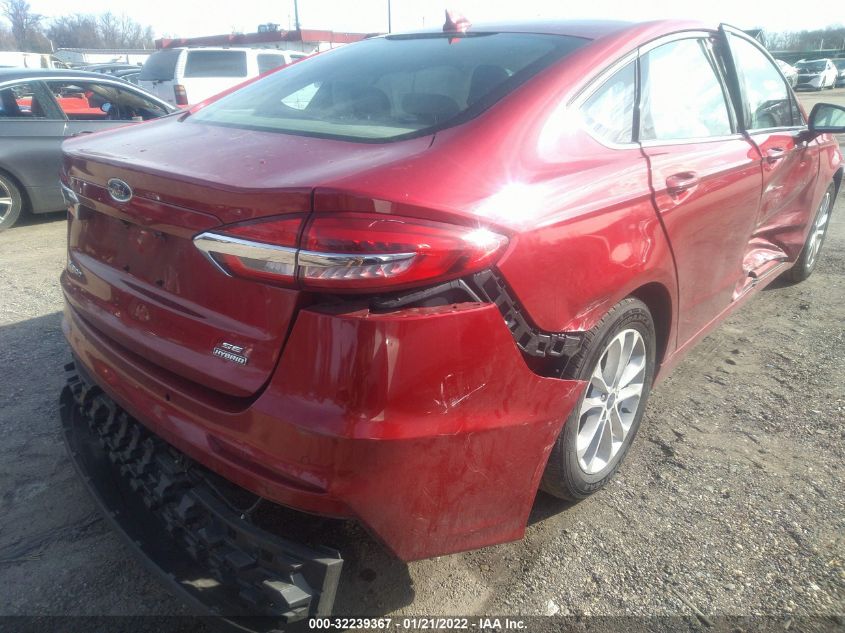 2020 FORD FUSION HYBRID SE 3FA6P0LU9LR224107