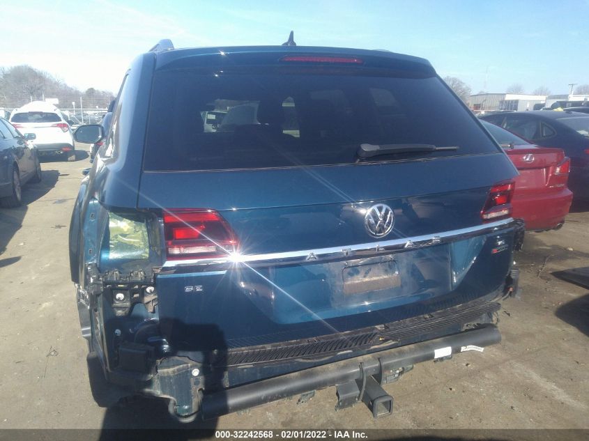 2019 VOLKSWAGEN ATLAS 3.6L V6 SE W/TECHNOLOGY 1V2UR2CA3KC508776
