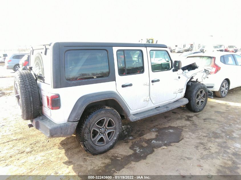 2018 JEEP WRANGLER UNLIMITED SPORT S 1C4HJXDG2JW137424