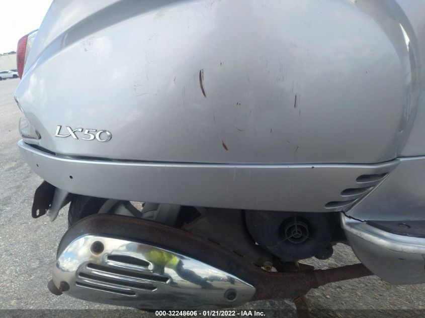 2008 VESPA LX 50 ZAPC386B685008578