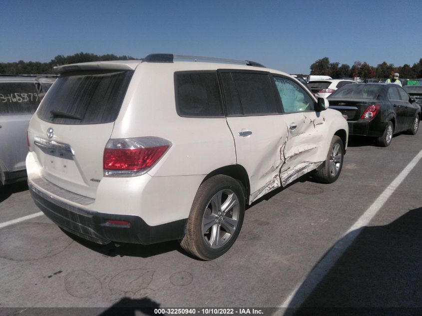 2013 TOYOTA HIGHLANDER LIMITED 5TDDK3EH7DS247997