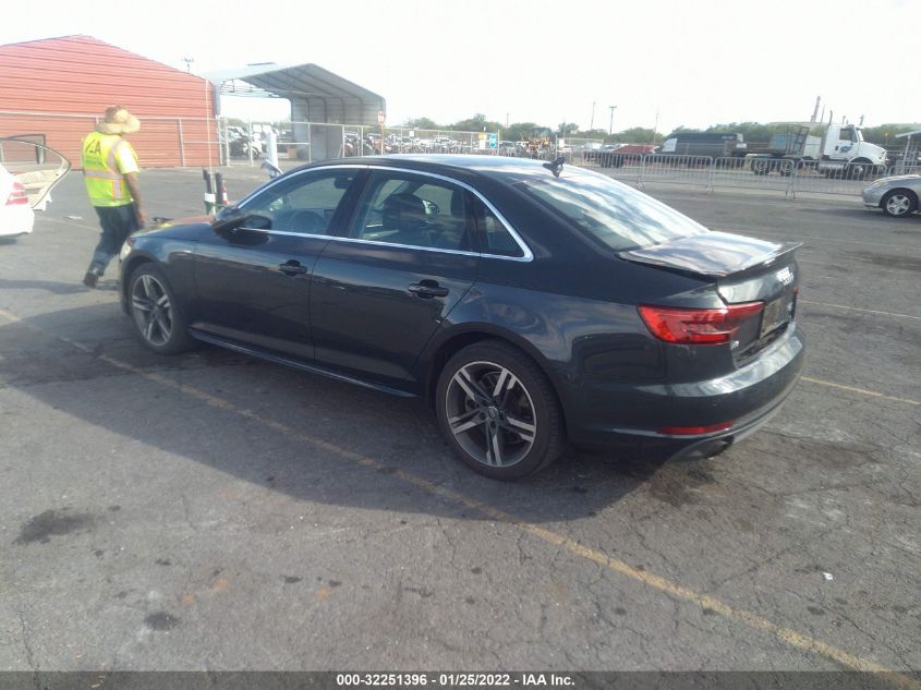 2017 AUDI A4 PREMIUM PLUS WAUPNAF48HN067716