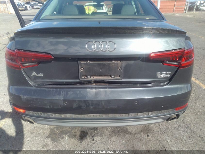 2017 AUDI A4 PREMIUM PLUS WAUPNAF48HN067716