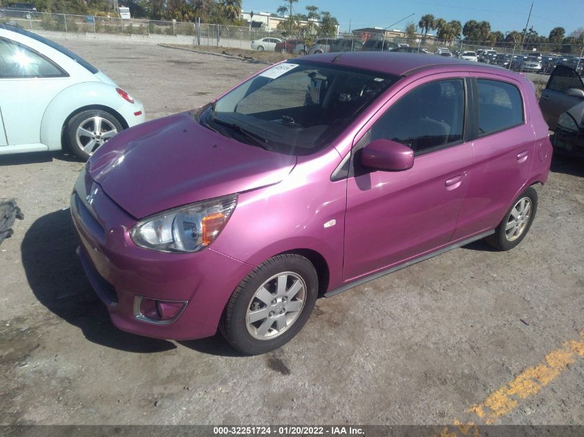2014 MITSUBISHI MIRAGE ES ML32A4HJ0EH012977