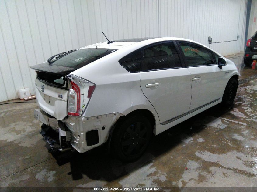 2015 TOYOTA PRIUS FOUR JTDKN3DU5F0397013