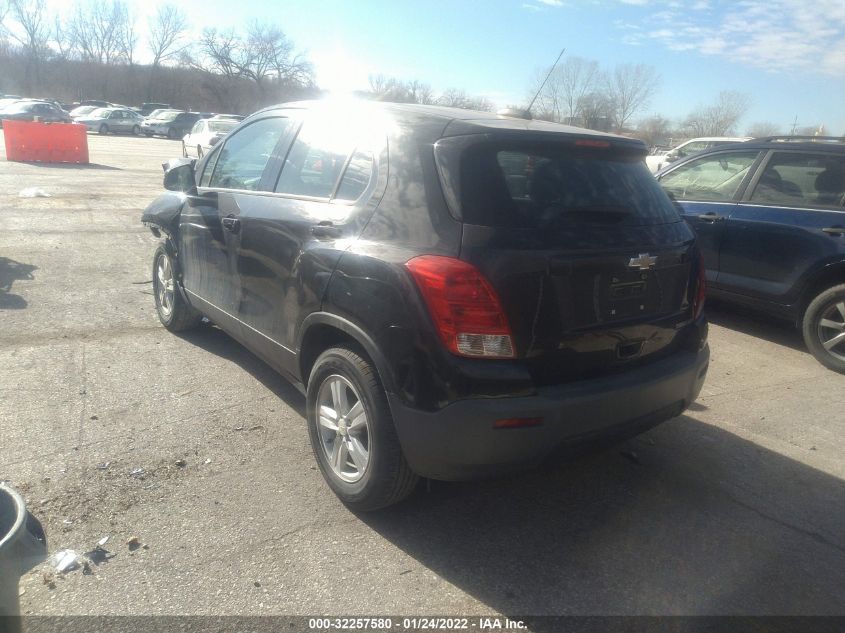 2016 CHEVROLET TRAX LS KL7CJKSB2GB735594