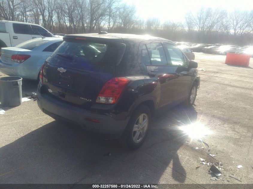 2016 CHEVROLET TRAX LS KL7CJKSB2GB735594