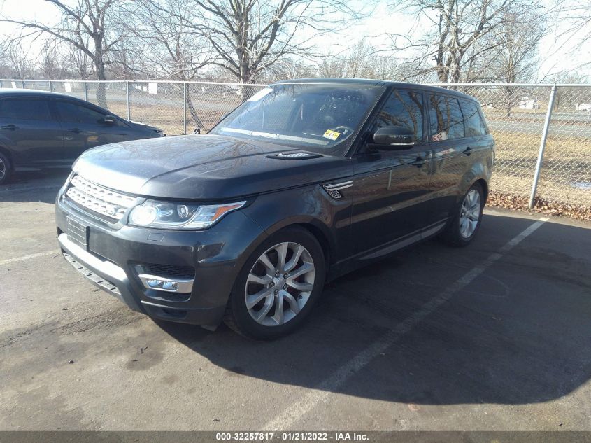 2016 LAND ROVER RANGE ROVER SPORT V6 HSE SALWR2VF3GA543235
