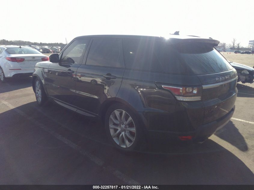 2016 LAND ROVER RANGE ROVER SPORT V6 HSE SALWR2VF3GA543235