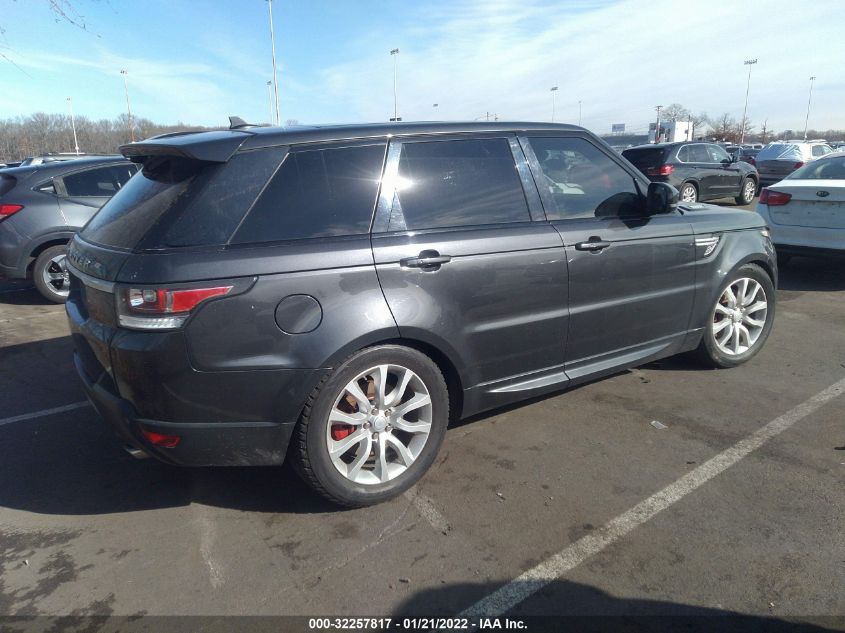 2016 LAND ROVER RANGE ROVER SPORT V6 HSE SALWR2VF3GA543235