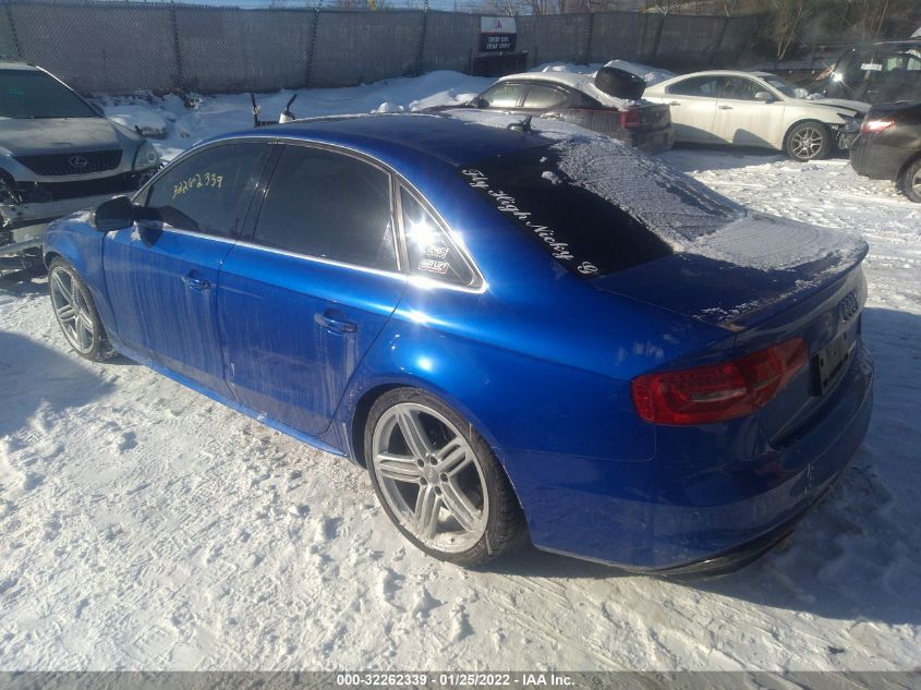 2013 AUDI S4 PRESTIGE WAUMGBFLXDA202366