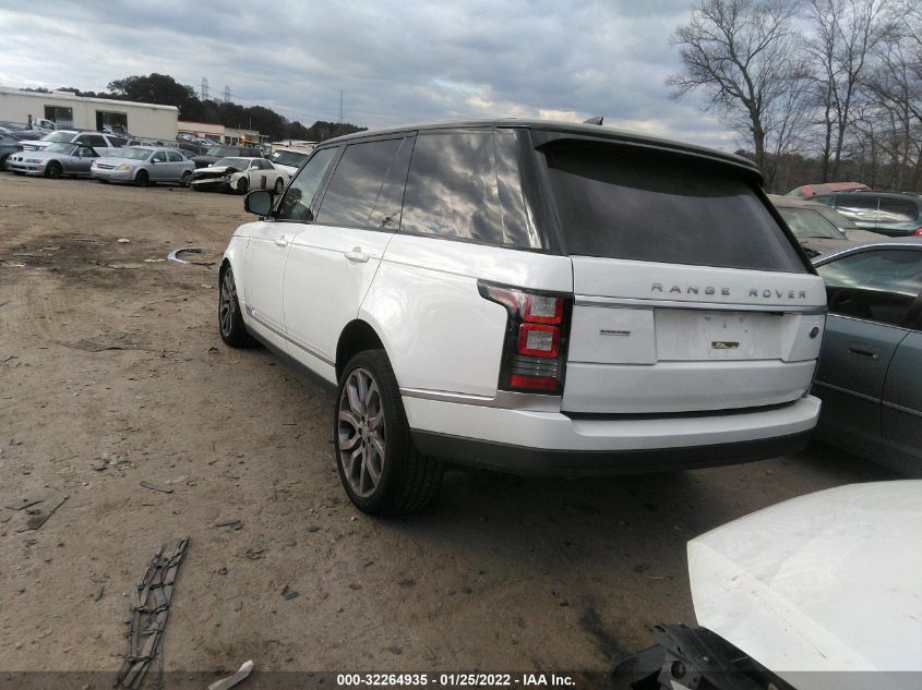 2017 LAND ROVER RANGE ROVER SALGS5FE3HA356448