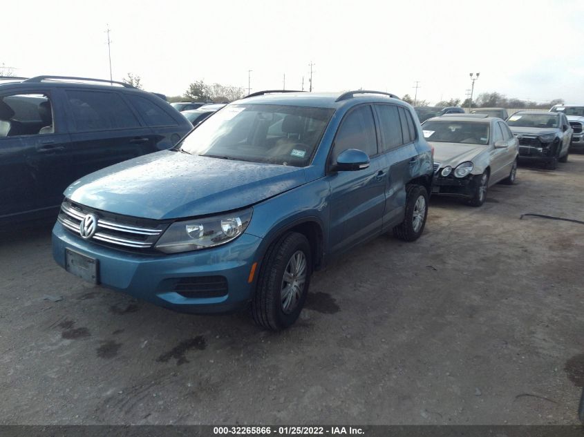 2017 VOLKSWAGEN TIGUAN S WVGBV7AX2HK042146