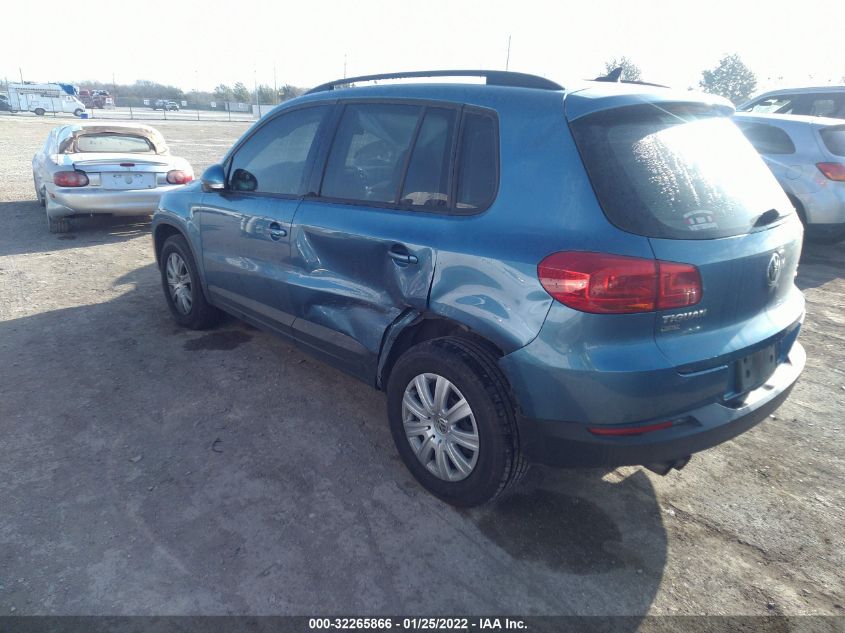2017 VOLKSWAGEN TIGUAN S WVGBV7AX2HK042146