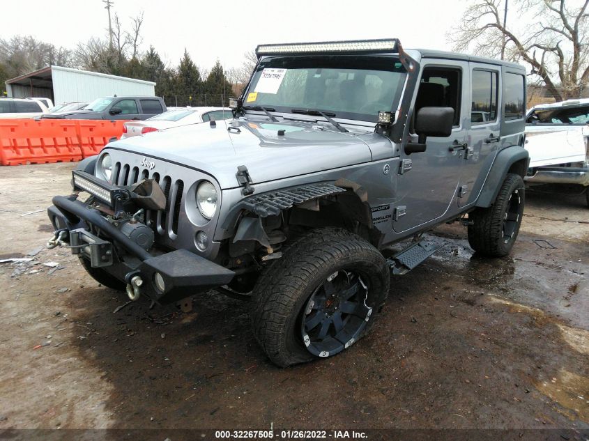 2014 JEEP WRANGLER UNLIMITED SPORT 1C4BJWDG9EL127755