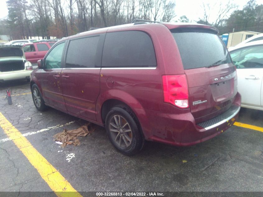 2017 DODGE GRAND CARAVAN SXT 2C4RDGCG0HR651403