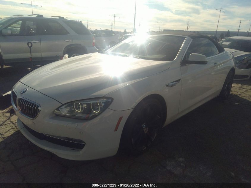 2013 BMW 6 SERIES 640I WBALW7C53DDX58602