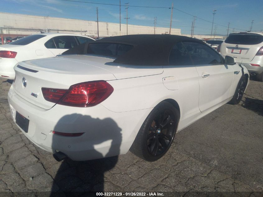 2013 BMW 6 SERIES 640I WBALW7C53DDX58602