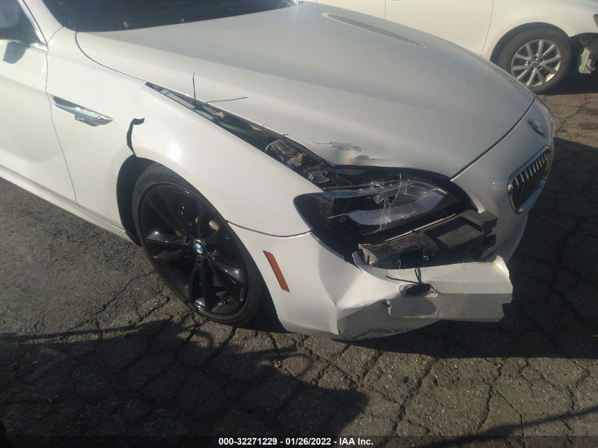 2013 BMW 6 SERIES 640I WBALW7C53DDX58602