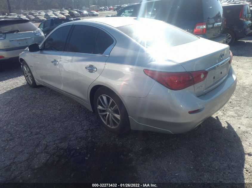 2014 INFINITI Q50 HYBRID PREMIUM JN1AV7AR8EM700847