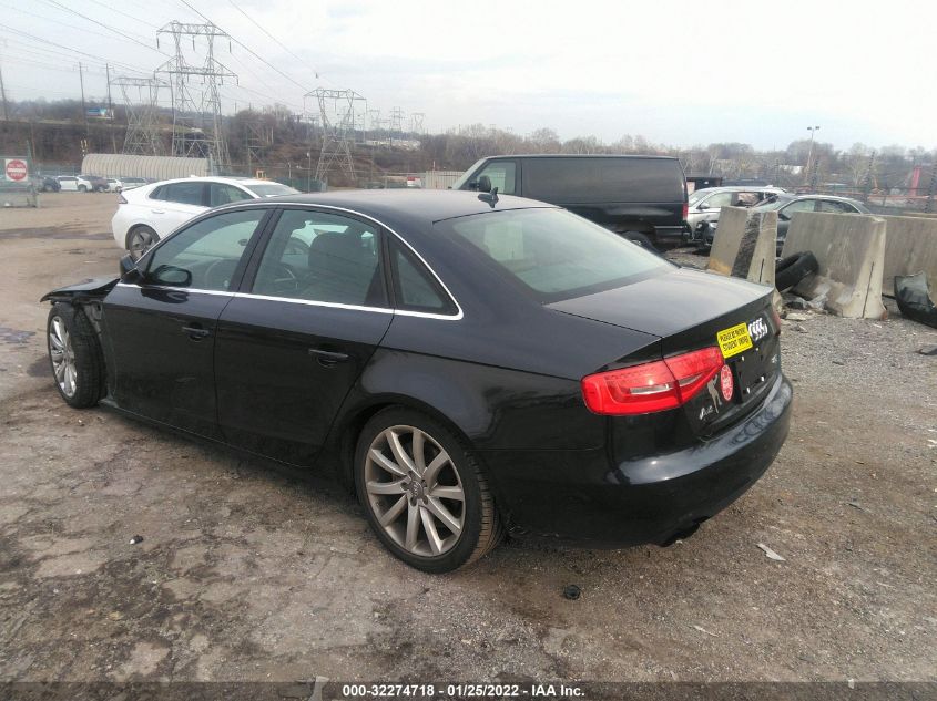 2013 AUDI A4 PREMIUM PLUS WAUHFAFL5DN010151