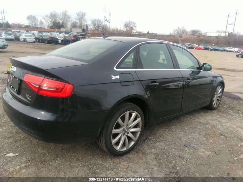 2013 AUDI A4 PREMIUM PLUS WAUHFAFL5DN010151