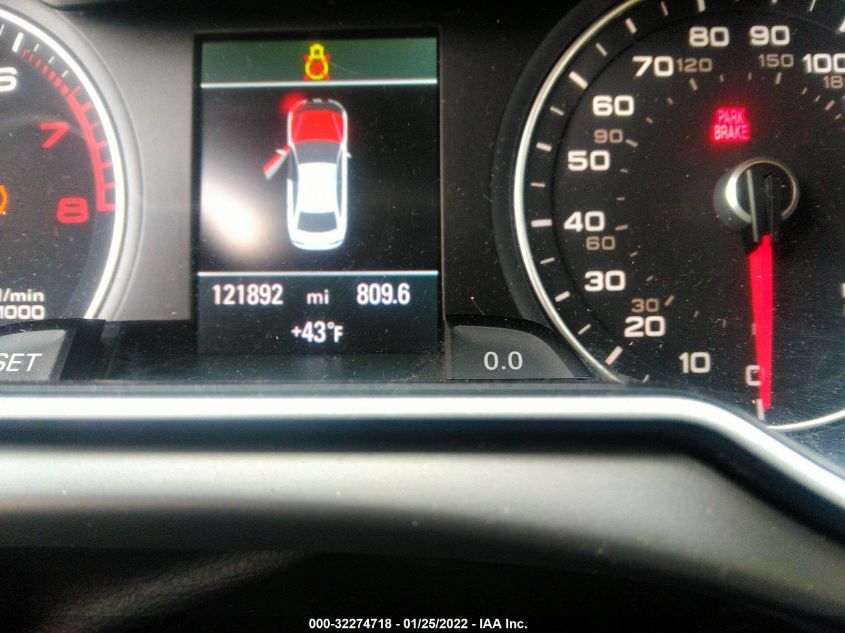 2013 AUDI A4 PREMIUM PLUS WAUHFAFL5DN010151