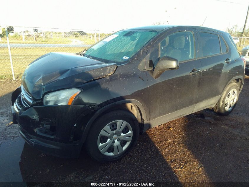 2016 CHEVROLET TRAX LS KL7CJKSB7GB549419
