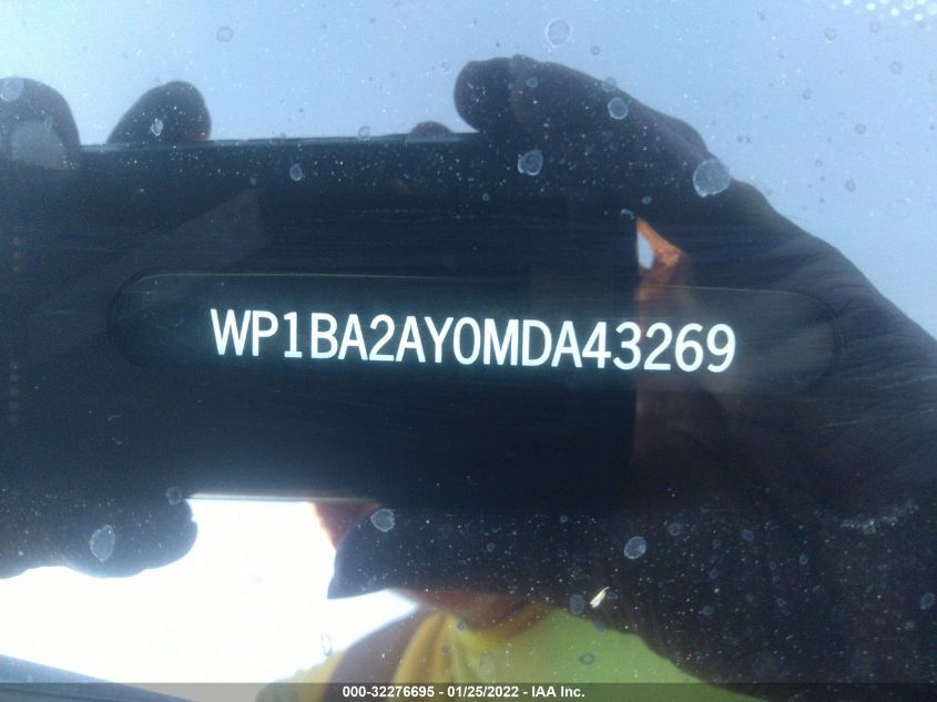 2021 PORSCHE CAYENNE WP1BA2AY0MDA43269