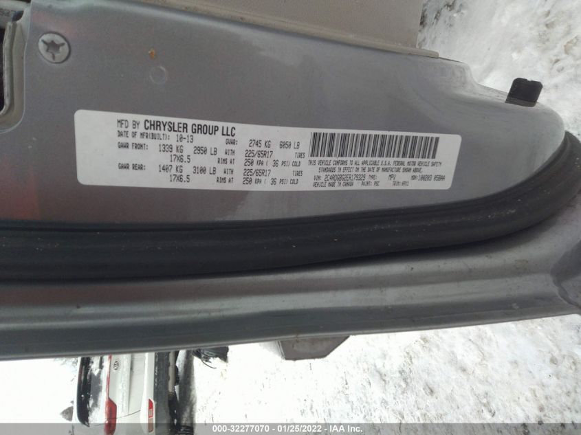 2014 DODGE GRAND CARAVAN SE 2C4RDGBG2ER179329
