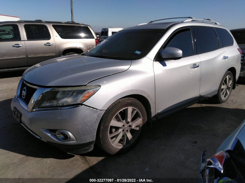 2014 NISSAN PATHFINDER PLATINUM 5N1AR2MN5EC701212