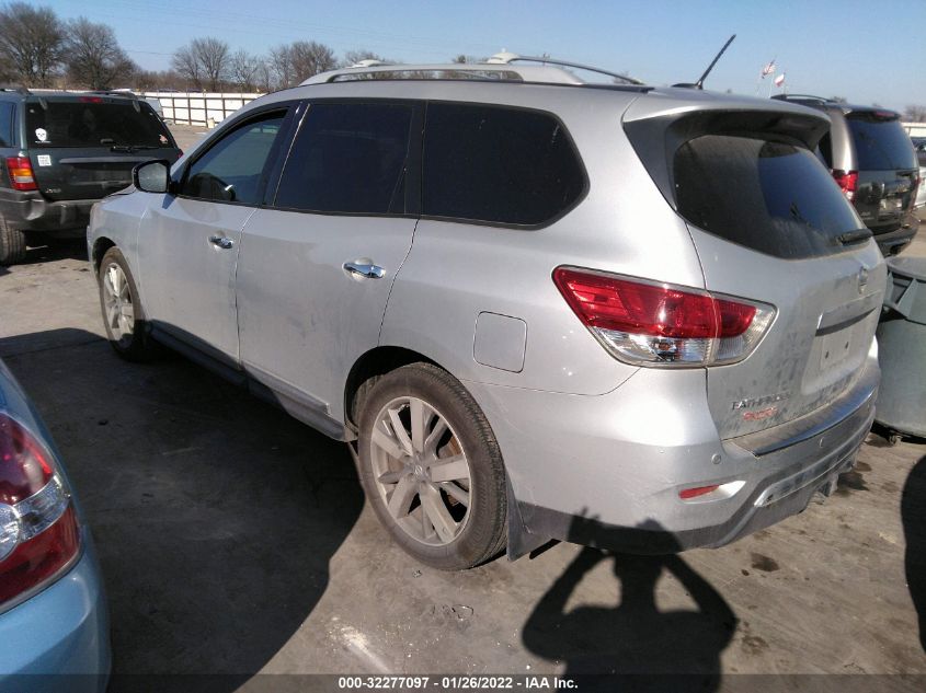 2014 NISSAN PATHFINDER PLATINUM 5N1AR2MN5EC701212