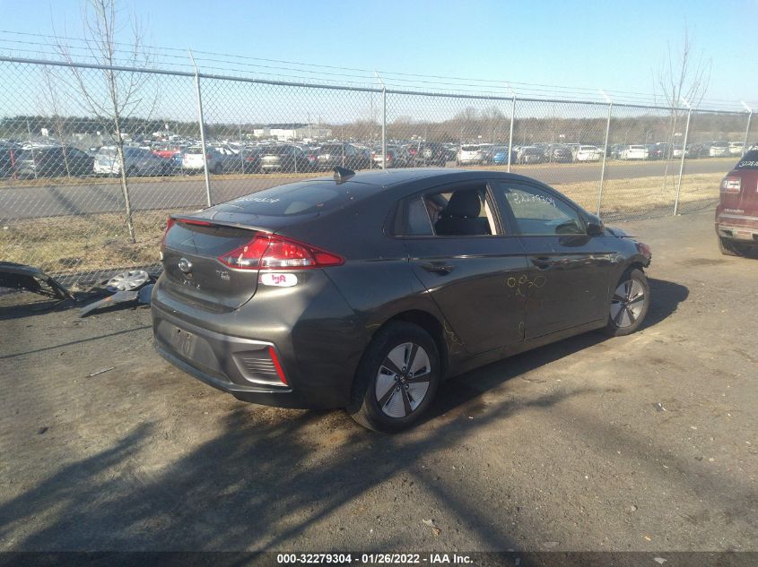 2020 HYUNDAI IONIQ HYBRID BLUE KMHC65LC6LU228267
