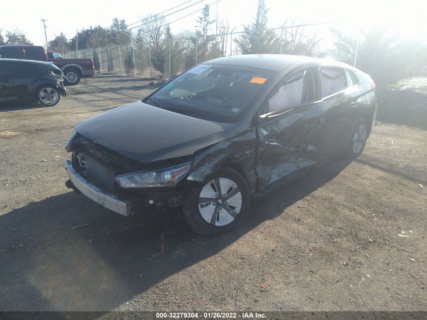 2020 HYUNDAI IONIQ HYBRID BLUE KMHC65LC6LU228267