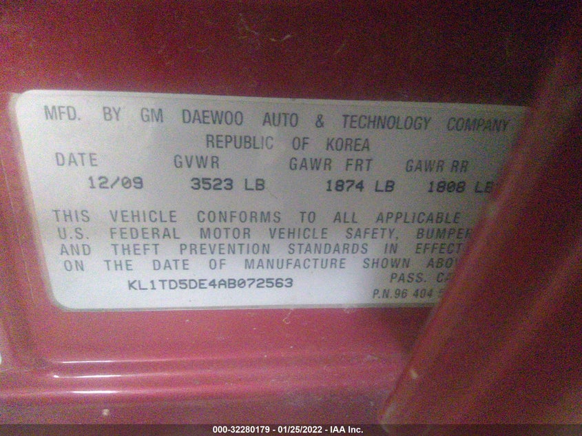 Chevrolet Aveo 2010