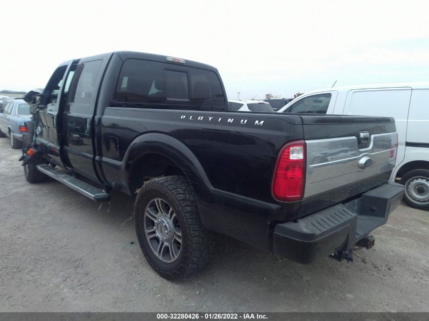 2016 FORD SUPER DUTY F-250 SRW LARIAT/PLATINUM 1FT7W2BTXGEC22879