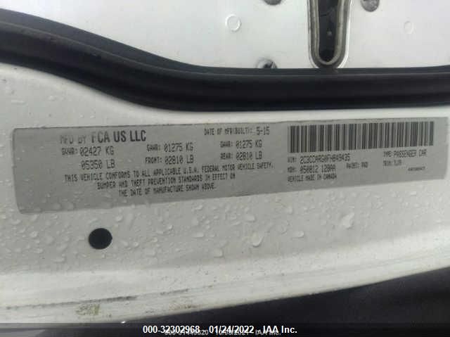 2015 CHRYSLER 300 LIMITED 2C3CCARG0FH849435