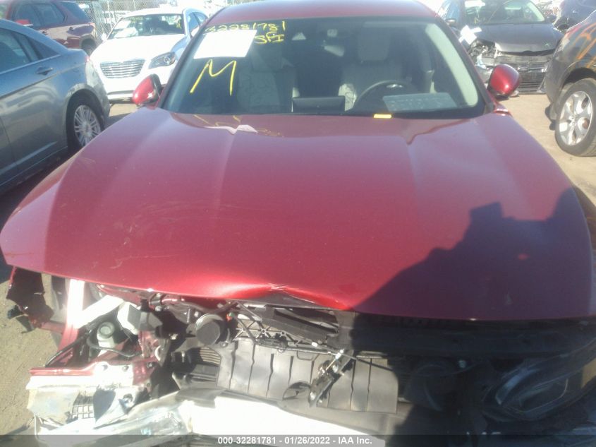 2019 HONDA ACCORD SEDAN LX 1.5T 1HGCV1F16KA079189