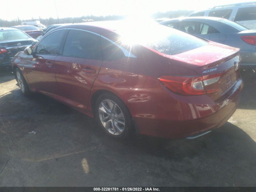 2019 HONDA ACCORD SEDAN LX 1.5T 1HGCV1F16KA079189